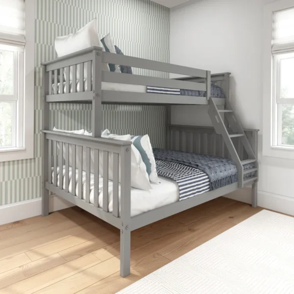 Trio Wooden Bunk Bed - Double & Single Combo - Image 4