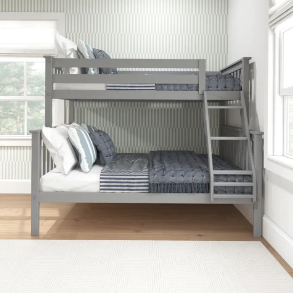 Trio Wooden Bunk Bed - Double & Single Combo - Image 6