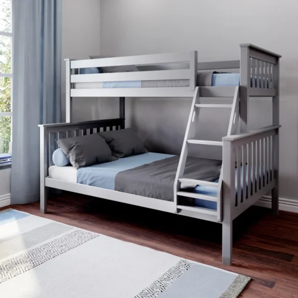 Trio Wooden Bunk Bed - Double & Single Combo - Image 7