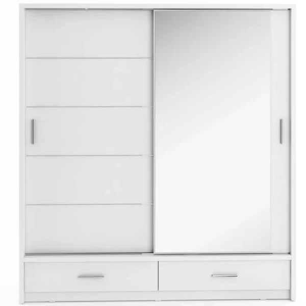 Karla Wardrobe - 2 Sliding Doors with Matt Finish - Image 8