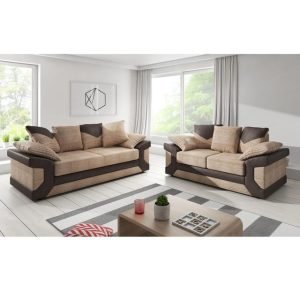 Dino 3 and 2 Seater Fabric Sofa Set