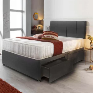 King Size Divan Bed with Mattress
