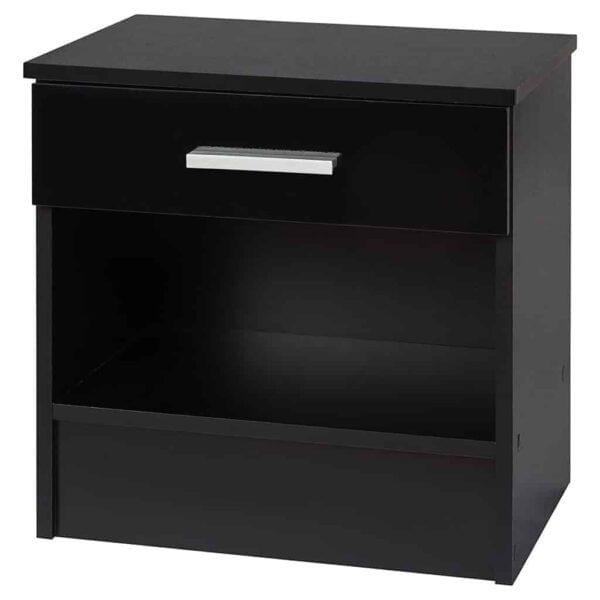 Alina Bedroom Set - 2 Door Wardrobe, Bedside Cabinet and Chest Of Drawer - Image 3