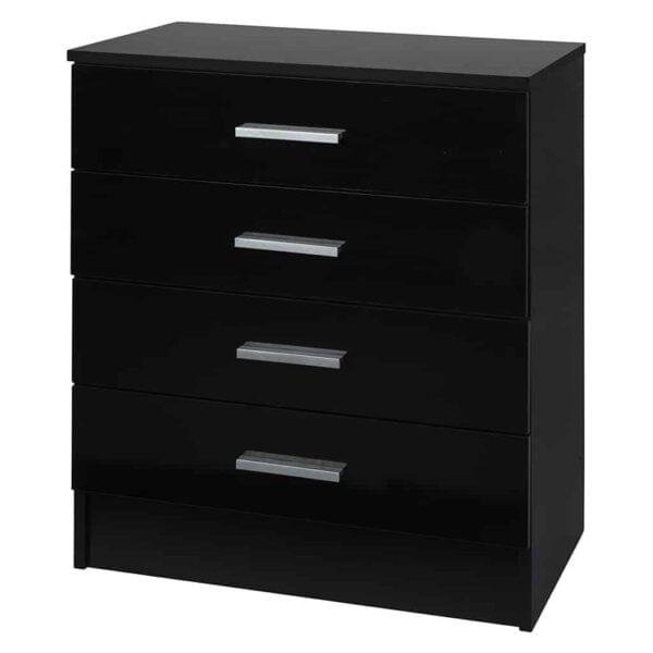 Alina Bedroom Set - 2 Door Wardrobe, Bedside Cabinet and Chest Of Drawer - Image 2