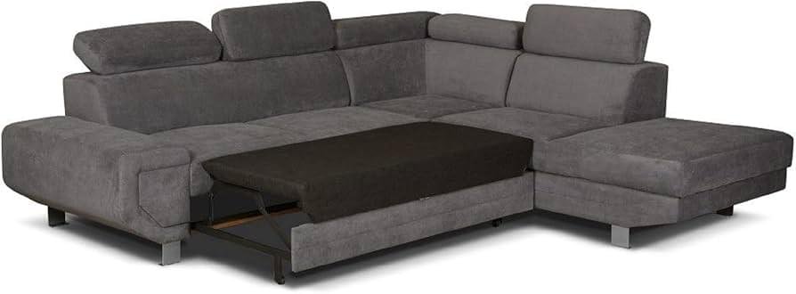 Artic Sofa Bed with Storage – Modern 3-in-1 Convertible Sofa with Chaise and Hidden Storage