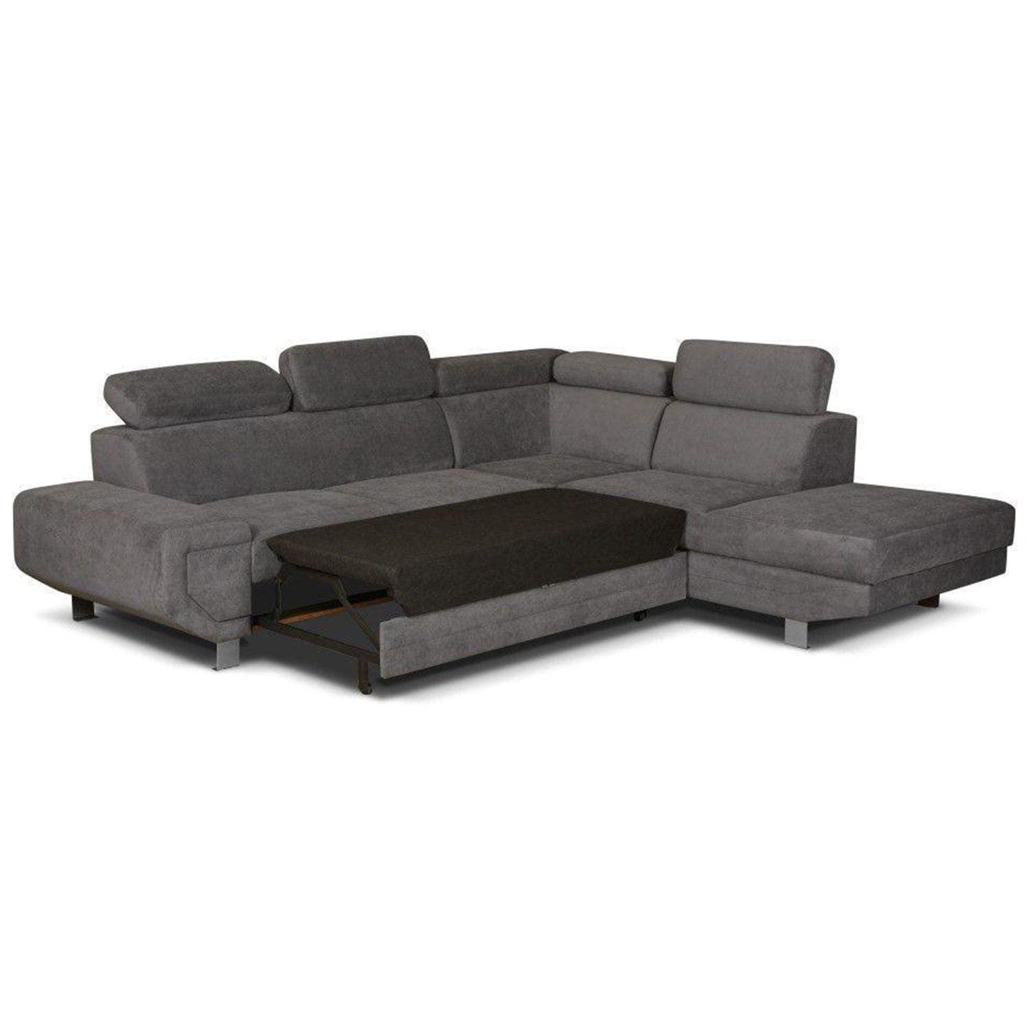 Artic Sofa Bed with Storage – Modern 3-in-1 Convertible Sofa with Chaise and Hidden Storage