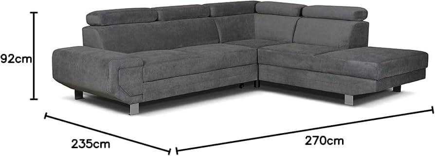 Artic Sofa Bed with Storage – Modern 3-in-1 Convertible Sofa with Chaise and Hidden Storage